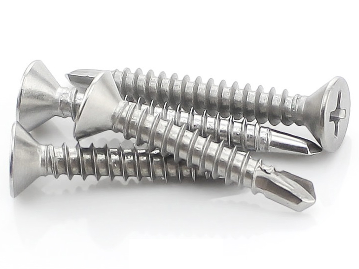 410 stainless steel countersunk head drill screw